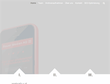 Tablet Screenshot of bauermedienag.ch